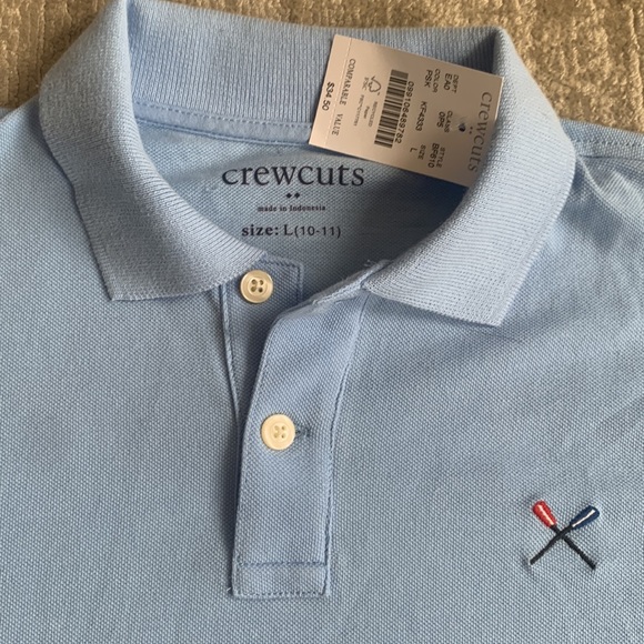 Crewcuts by Jcrew blue oar polo! Kids Size: 10-11 - Picture 2 of 2